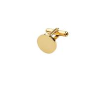 Fermacravatte da Uomo 10Pcs 15mm 20mm Round Cufflinks Stainless Steel Mirror Polish Blank For DIY Jewelry Making(Gold color 15mm)