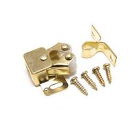 Fermacupboard A Doppio Rullo EB In Ottone Placcato Con Viti Confezione Da 2