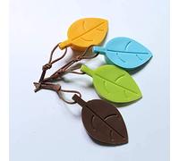 fermadלת， 4 fermaporta in gomma e silicone, a forma di foglie, for evitare che le mani si incastrino