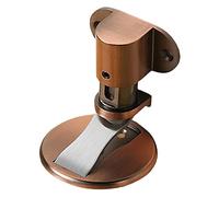 fermadלת， Fermaporta autoadesivo regolabile in acciaio inossidabile, anti-collisione, senza foratura, for tenere la porta aperta(Red)