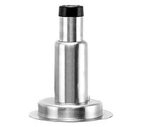 fermadלת， Fermaporta in acciaio inossidabile regolabile con paraurti in gomma, scalabile, anticollisione, invisibile for casa e ufficio(55 * 85mm)