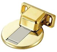 fermadלת， Fermaporta magnetico di sicurezza for montaggio a parete e pavimento, fermaporta invisibile anticollisione, in metallo(Metallic)