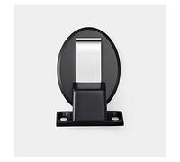 fermadלת， Fermaporta magnetico in acciaio inossidabile for tenere aperta la porta, fermaporta di sicurezza invisibile anticollisione for casa(Black)