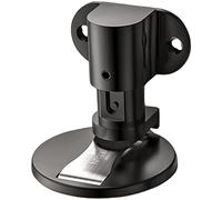 fermadלת， Fermaporta magnetico in metallo, fermaporta invisibile, in acciaio inox(Black)