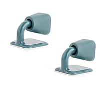 fermadלת， Pavimento in gomma silenziosa for camera da letto, 2 pezzi, in silicone anticollisione for e bagno(Green,2 PCS)