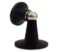 fermadלת， Protezione for porta a ventosa magnetica anticollisione e silenziosa for bagno camera da letto, 3 colori(Black)
