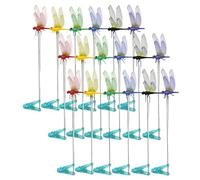 Fermagli a forma di libellula, impermeabili, realistici, 6 colori, per esterni, per interni, esterni, giardino, patio, viaggi, campeggio, casa, cortile, prato, casa, , animali domestici