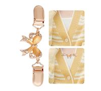 Fermagli a Scialle, Clip Elegante per la Indietro del Vestito con Stile Spilla a Farfalla, Accessorio Di Serraggio Per Il Collo Della Camicia, Giubbotti Top Abbigliamento Orlo Pantaloni e Cappotto, Se