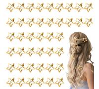 Fermagli a Stella per Donna 50 Pezzi Barrette in Metallo Antiscivolo