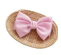 Fermagli Capelli Fiocco All-match Pure Color Cloth Three Layers Big Bow Hairpin Spring Clip Barrettes Women Girls Hair Accessoriesr Headwear(Color 7)