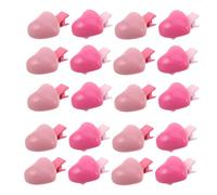 Fermagli Chioma Cuore 24 Pezzi in Metallo per Bambine | Mini Clip a Forma di Cuore, Rosa e Rosa Acceso, Accessori San Valentino