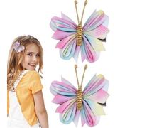 Fermagli colorati per capelli, antiscivolo, per ragazze, 1 paio di forcine colorate per la vita quotidiana, viaggi, scuola, festival