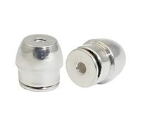 Fermagli di sicurezza per orecchini, 2 chiusure sicure, con coperchio di sicurezza adatto agli aghi 0,9-1,2 mm, per donne, adolescenti, madri, pelle sensibile