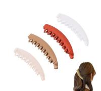 Fermagli for capelli a banana grandi, Clip porta coda di cavallo antiscivolo for donne e ragazze, Fermagli for capelli a banana in acrilico, Pettini a banana for capelli antiscivolo, Fermagli for cape