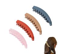 Fermagli for capelli a banana grandi, Clip porta coda di cavallo antiscivolo for donne e ragazze, Fermagli for capelli a banana in acrilico, Pettini a banana for capelli antiscivolo, Fermagli for cape