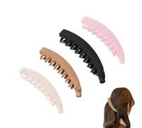 Fermagli for capelli a banana grandi, Clip porta coda di cavallo antiscivolo for donne e ragazze, Fermagli for capelli a banana in acrilico, Pettini a banana for capelli antiscivolo, Fermagli for cape