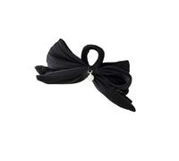 Fermagli for capelli, fermagli ad artiglio 1 pz. Fermagli for capelli vintage neri bianchi con fiocco, grandi forcine for capelli alla moda, accessori for capelli da donna, bianchi(Black)