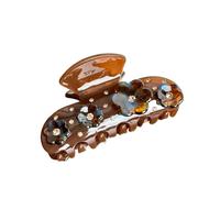 Fermagli for capelli, fermagli for artigli, fermagli for artigli francesi dai colori brillanti da 8,6 cm Accessori for capelli a tenuta forte Fermagli for artigli for capelli con fiori di diamanti Fer