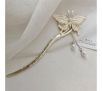 Fermagli for capelli, Fermagli for capelli, Clip for capelli spessi e sottili da donna, Artiglio for capelli coreano Colore Ambra Farfalla Fermaglio for capelli Donna Strass Squisita forcina Squalo Ac