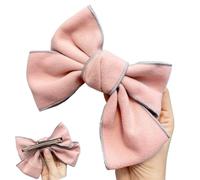 Fermagli for capelli, forcina con fiocco grande, colori dolci abbinati, versione coreana, forcina a becco d'anatra, piccola forcina profumata, clip a molla in frassino(Korean powder duck mouth clip)