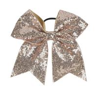 Fermagli for capelli in nastro di grosgrain solido da 10 pezzi for fiocchi for in 18 * 19 cm con perline paillettes Bowknot(Color15)