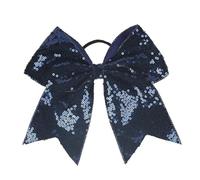 Fermagli for capelli in nastro di grosgrain solido da 10 pezzi for fiocchi for in 18 * 19 cm con perline paillettes Bowknot(Color7)