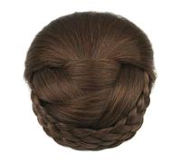 Fermagli for capelli intrecciati a maglia in chignon, capelli sintetici, finti, chignon, accessori for copricapi da donna(D)