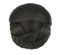 Fermagli for capelli intrecciati a maglia in chignon, capelli sintetici, finti, chignon, accessori for copricapi da donna(E)