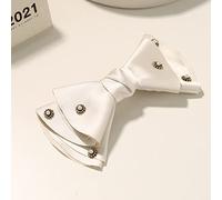 Fermagli for capelli, nuova semplice forcina for capelli della Corea del Sud, rete for capelli rossa, fata rossa, clip superiore for tutti gli abbinamenti, clip a molla(White solid color)
