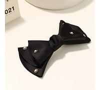 Fermagli for capelli, nuova semplice forcina for capelli della Corea del Sud, rete for capelli rossa, fata rossa, clip superiore for tutti gli abbinamenti, clip a molla(Black solid color)