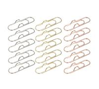 Fermagli for carta in metallo multifunzionali, portapenne con clip for documenti di giornale, quaderno, testo fisso(Mixed 15PCS)