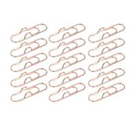 Fermagli for carta in metallo multifunzionali, portapenne con clip for documenti di giornale, quaderno, testo fisso(Rose Gold 15PCS)