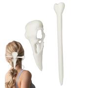 Fermagli Gotici,Forcine per capelli con teschio animale stampato 3D, per acconciature in stile gotico | Per Cosplay Eventi Festival Porto Giornaliero Spaventosi