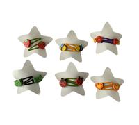 Fermagli in legno per bambina Cuore