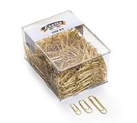 Fermagli Leone Dell'Era "Gran Mix" dimensioni miste in Scatola trasparente, 500 g., Ottonati