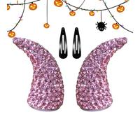 Fermagli Magnetici Per Capelli Forcina a con Strass Halloween Cosplay