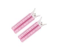 Fermagli morbidi per capelli, per acconciature e parrucchieri, con tubo riccio, portatile, da viaggio, lavabili, 2 pezzi, rosa, 2 pezzi, rosa