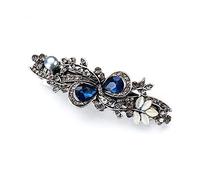 Fermagli per acconciatura di cristallo alla moda Fermagli per acconciature primaverili vintage Foglia Fiori Barrettes Copricapo da donna elegante, F489