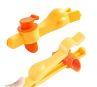 Fermagli per Buste di Patatine 2 Pezzi Utensili per Conservare Cibi con | Clip a Becco d'per Buste Alimentari cucina dispensa frigorifero freezer credenza farina zucchero snack