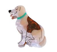 Fermagli per cani, fermagli per capelli in cellulosa, piccole clip per donne (Beagle)