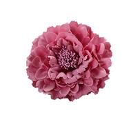 Fermagli per capelli, 2 fermagli for capelli a forma di fiore for donna, spilla a clip con peonia grande rossa for decorazioni for matrimoni
