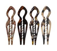 Fermagli per Capelli, 4 Pezzi Barrette Styling A Forma Di U Con Presa Antiscivolo, Fermagli Per, Per Indossare Ogni Giorno Acconciature Salone Matrimonio Danza e Balletto