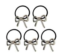 Fermagli per capelli - 5 pezzi in metallo elastico - Mani per coda di cavallo e fiocchi per capelli, per lo shopping, i matrimoni, i viaggi, le feste scolastiche, le uscite casuali, la festa L