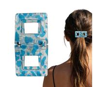 Fermagli per capelli, 6 x 3 cm, fermaglio magnetico per acconciature e , confezione da 1 clip per sezioni antiscivolo senza cuciture, per saloni di bellezza mattutini, vacanze, ABS leggero, 20 g