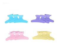 Fermagli per Capelli a Farfalla 12 Pezzi, Strumento per Parrucchiere per Colorare, Tagliare, Acconciare, Capelli Facili Tenere, Fermagli Colorati per Persone con (Fermagli