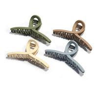 Fermagli per capelli a farfalla grandi, con mascella opaca - Fermagli e morsetti antiscivolo e resistenti, 4 pezzi per regali di Natale, San Valentino e Festa della Mamma