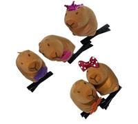 Fermagli per capelli a forma di animale del fumetto che si affollano con clip per capibara forte sicuro per festa di compleanno ornamento styling dei capelli 1/5/10 pezzi