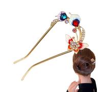 Fermagli per capelli a forma di animale, forcina classica per capelli da sposa | Copricapo dipinto a olio antico per costumi, accessorio per copricapo a forma di U per spettacoli sul palco della sposa