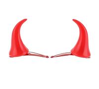 Fermagli per capelli a forma di corno di bue per Halloween, costume di Halloween, copricapo per donne, cosplay, feste di compleanno, tema anime, antiscivolo, per la vita quotidiana, piccole e graziose