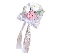 Fermagli per capelli a forma di fiore con fiocco pastorale, accessori per costumi da giorno per donne alla festa antiscivolo